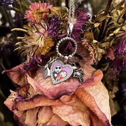 Disney The Nightmare Before Christmas Women's Necklace - Jack and Sall