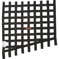 RaceQuip Drag Race Window Net SFI 27.1 Certified Ribbon Style Black Ad