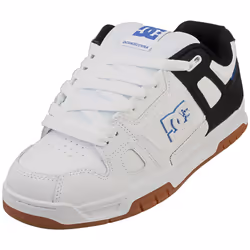 DC Shoes Stag Mens Skate Trainers in White Black - 7