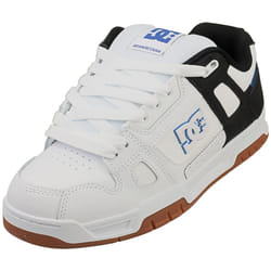 DC Shoes Stag Mens Skate Trainers in White Black - 7