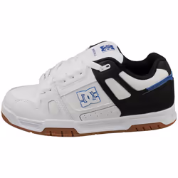 DC Shoes Stag Mens Skate Trainers in White Black - 7