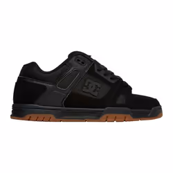 DC Men's Stag Low Top Skate Shoe  Black/Gum  10 D US - Additional view 4