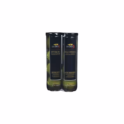 UnisexAdult Tennis Balls US Open 2 Cans with 4 Balls Each for Hard Surfaces Yellow 8 Balls