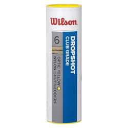 Wilson Dropshot Shuttle (Tube of 6) Yellow