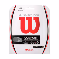 Wilson Sensation Plus 17 Tennis String - 200m Reel Black