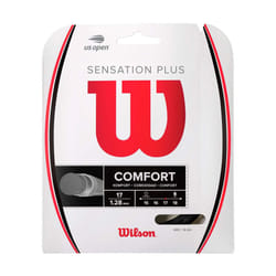 Wilson Sensation Plus 17 Tennis String - 200m Reel  Black
