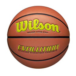 WILSON Evolution Game Basketball  Yellow  Intermediate Size - 28.5""""