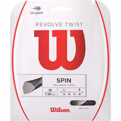 Wilson Revolve Twist 16 Tennis String - Set Grey