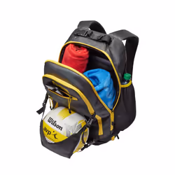 Wilson AVP Beach Volleyball Backpack - Black/Yellow