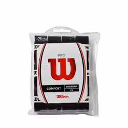 WILSON Pro Overgrip Pack of 12 Black One Size