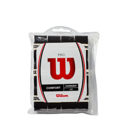 WILSON Pro Overgrip Pack of 12 Black  One Size