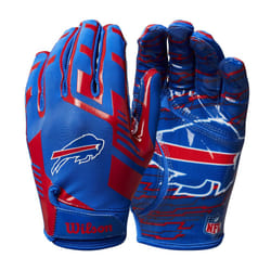 WILSON NFL Stretch Fit Football gloves - Buffalo- Adult (WTF9326BF)