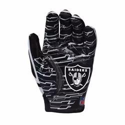 Wilson NFL Stretch Fit Football Gloves - Adult  Las Vegas Raiders