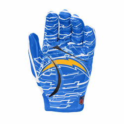 Wilson NFL Stretch Fit Football Gloves - Adult  Los Angeles Chargers