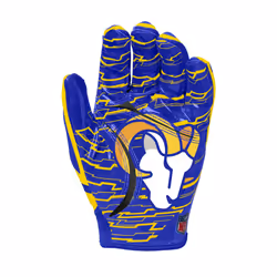Wilson NFL Stretch Fit Football Gloves - Adult  Los Angeles Rams