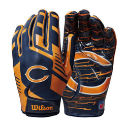 Wilson NFL Stretch Fit Football Gloves - Youth  Chicago Bears
