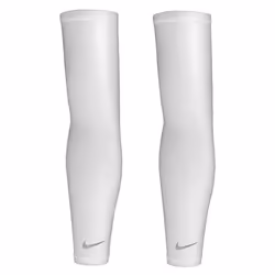 Nike Unisex's Lightweight Running Sleeve White/Silver Large-XLarge