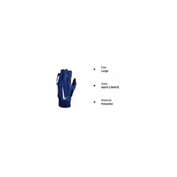 Nike D EF Tackle 6.0 Gloves Navy | White Large