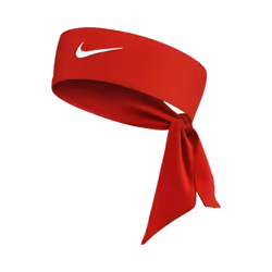 NIKE Dri-Fit Fury Sweat-Wicking Head Tie - Unisex (Maroon)