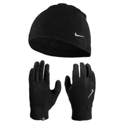 Nike Mens Fleece Hat And Glove Set - L/Xl, Black