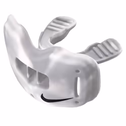 Nike Alpha Lip Protector Football Mouthguard White | Black