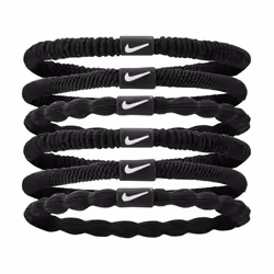 Nike Flex Hair Tie 6 Pack Black / Black / White