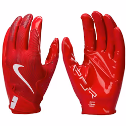 Nike Vapor Jet 8.0 Football Gloves Red | Red | White Large