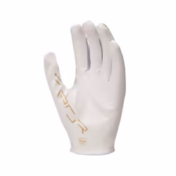 Nike Vapor Jet 8.0 Football Gloves White | White | Met Gold X-Large