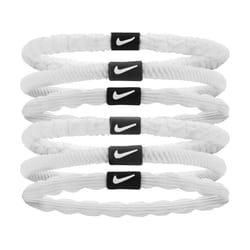 Nike Flex Hair Tie 6 Pack White / White / (Black)