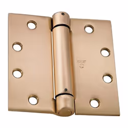 Stanley Security 2060R4123 4-1/2"""" x 4-1/2"""" Spring Hinge # 420940 Bright Brass Finish
