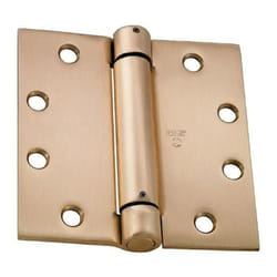 Stanley Security 2060R4123 4-1/2"""" x 4-1/2"""" Spring Hinge # 420940 Bright Brass Finish