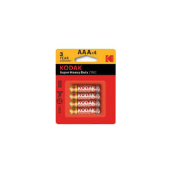Kodak Super Heavy-duty Batteries (AAA) - 4pk
