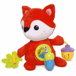 Fisher-Price Everything Baby CDN56, Plush, Green, Mirror, Red, White, Yellow