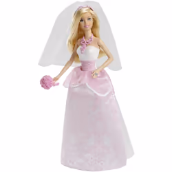 Barbie Dreamtopia Bride Doll, Fashion doll, Female, 3 yr(s), Girl, 330.2 mm, Multicolour