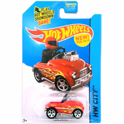 Hot Wheels 2015 HW City Pedal Driver 74/250  Red