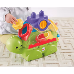 Fisher-Price Little Stackers Sort 'n Spill Turtle by Fisher-Price