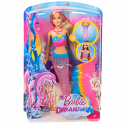 Barbie Dreamtopia Rainbow Lights Mermaid Doll, Fashion doll, Female, 3 yr(s), Girl, Light effects, Multicolour