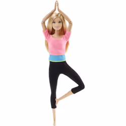 Barbie Made To Move Doll, Female, 3 yr(s), Girl, 288 mm, Multicolour