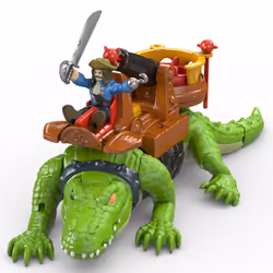 Fisher-Price Imaginext Walking Croc & Pirate Hook