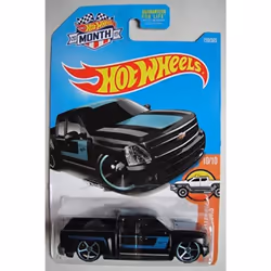 Hot Wheels 2017 HW Hot Trucks Chevy Silverado 159/365 Black