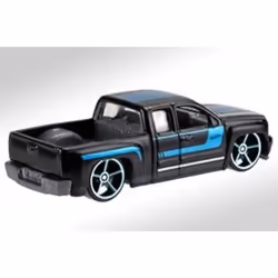 Hot Wheels 2017 HW Hot Trucks Chevy Silverado 159/365  Black