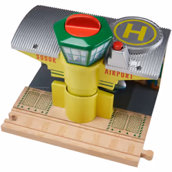 Thomas & Friends DTB96 Wooden Railway Sodor Airship Hangar Playset