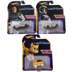 Hot Wheels Disney Pixar Lightyear Character Cars Set of 3 Diecast Vehi
