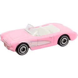 Hot Wheels 2023 Barbie The Movie 1956 Corvette Diecast Vehicle (Pack o