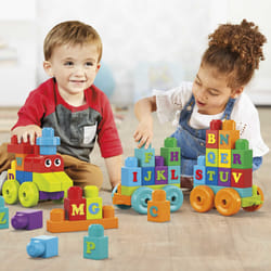 MEGA BLOKS Building Basics ABC Learning Train