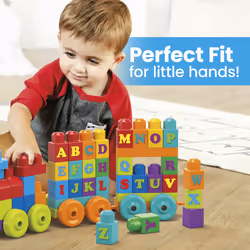 MEGA BLOKS Building Basics ABC Learning Train