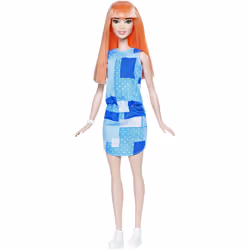 Barbie DYY90 Fashionistas Doll 60 Patchwork Denim