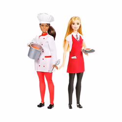 Barbie Friend Careers Chef & Waiter Doll Set
