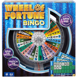 Mattel Wheel of Fortune Bingo Television Board Game
