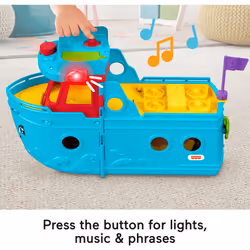Fisher-Price Little People Toddler Toy Travel Together Friend Ship Mus
